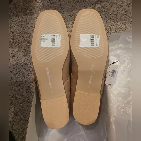Banana Republic Vegan Leather Maryjane Women Ballet Flat Shoes - Picture 4 of 6